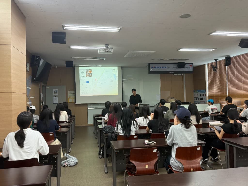 순천향대 학생들과의 현장 협업